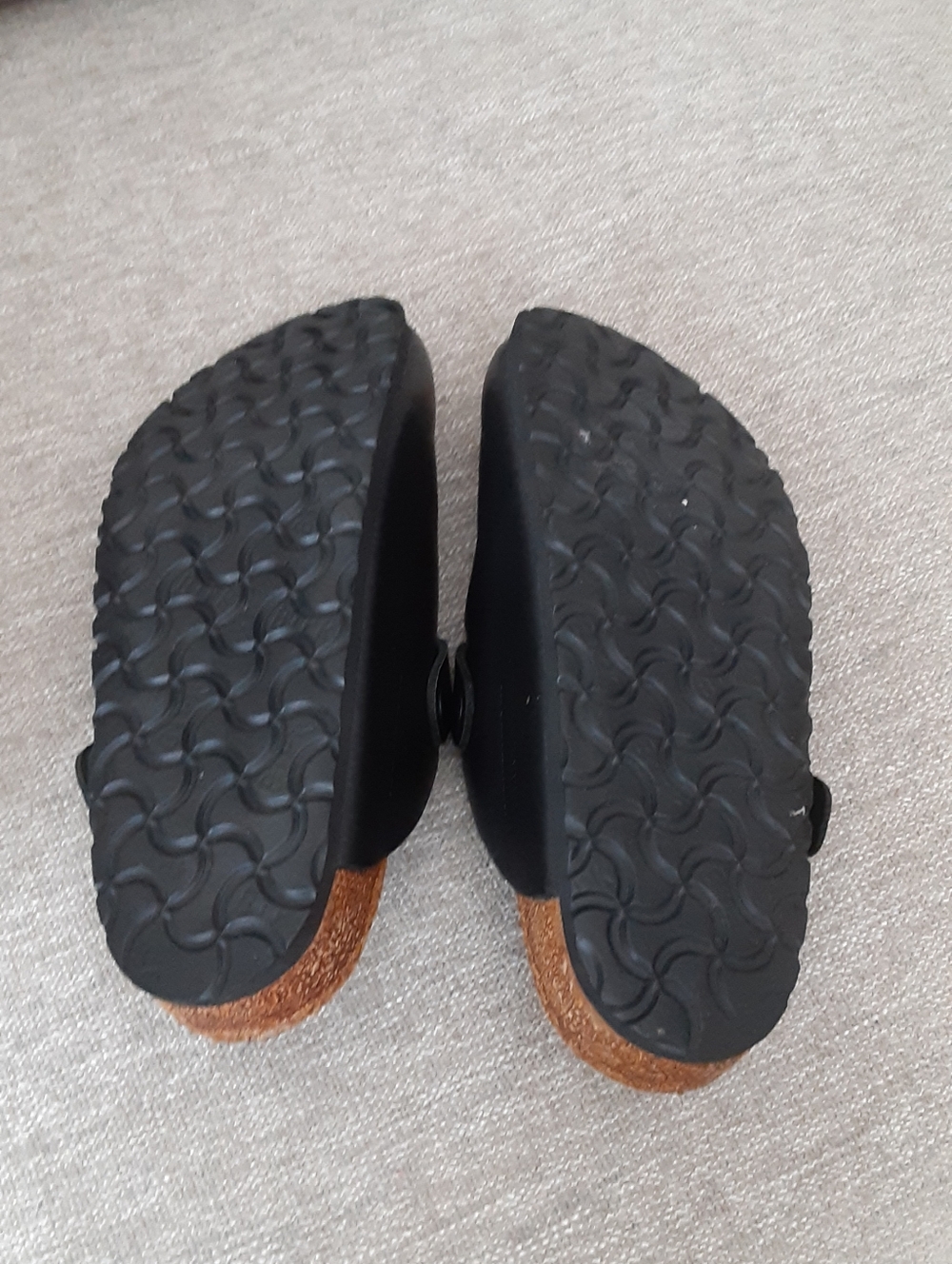 Birkenstock Black Leather Clog with Buckle Detail - Picture 4 of 9